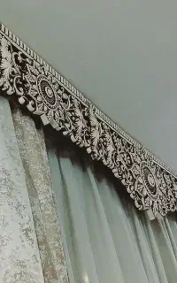 کتیبه پرده .گلیم فرش وکناره