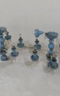 ۲ عدد لوستر ۵ شاخه کاملا سالم