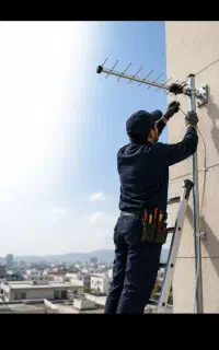 نصاب انتن گردان و HD پایه تلویزیون