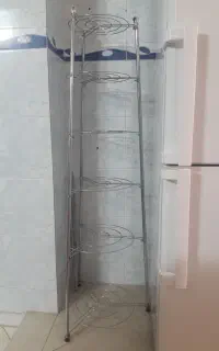 پایه فلزی ایستاده شش طبق نگهدارنده قابلمه آشپزخانه