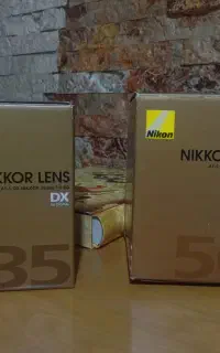 لنز نیکون 50و 35 g