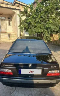 پژو پارس مشکی درجه دوگانه فابریک