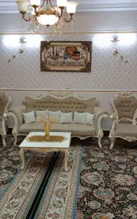 دوتا لوستر از جنس برنز 6شاخه هرکدام با9تا لامپ