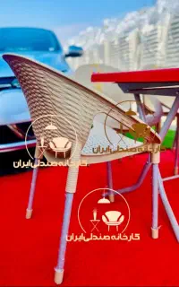 میز و صندلی پلاستیکی مدل رحمان صندلی ناصرنهارخوری