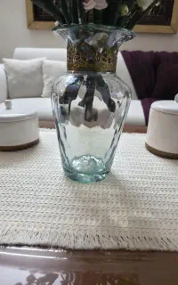 گلدان شیشه ای و سرامیکی و فلزی