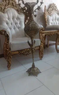 گلدان فرشته برنز