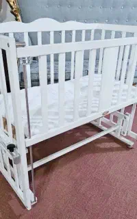 تخت گهواره نوزاد با تشک