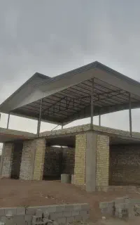 شیروانی اسکلت فلزی و درب وپنجره