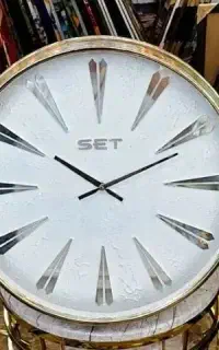 ساعت دیواری فلزی برند ست (ایمان لوکس دکور)