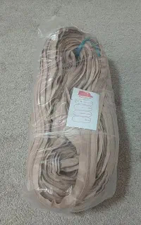زیپ طاقه دندانه پلاستیک نمره 5 کرم رنگ