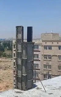 اجرای سقف ستون قالب بندی کف و ستون