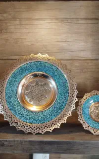 صنایع دستی مس‌ ( فیروزه کوبی) حسینی به قیمت تولیدی