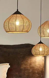 لوستر اویز کنفی و رافیا و مکرومعه فقط ۶۰۰ت