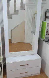 کمد سفید ام دی اف کاملا سالم