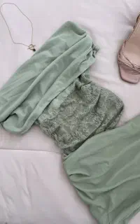 پیراهن شیک ماچا