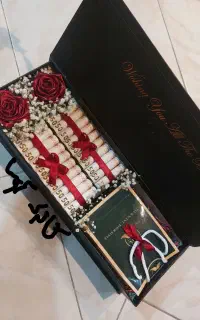 بوکت عروسکی گیفت روزدختر باکس گل ربانی جعبه کادو