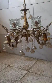 لوستر برنز اصل ۸شاخه دوتایی