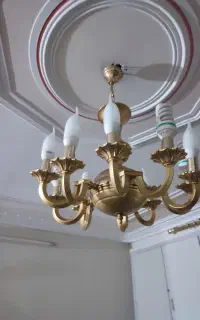 لوستر ده شاخه ابطلا برنزی در حد نو