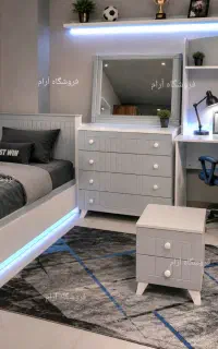 سرویس خواب نوجوان و دونفره پلین ام دی اف وکیوم