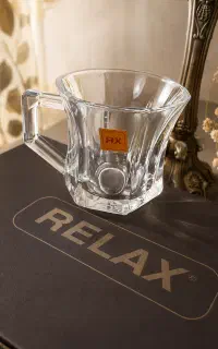 لیوان کریستالی شیک/ طرح خارجی RELAX / نو
