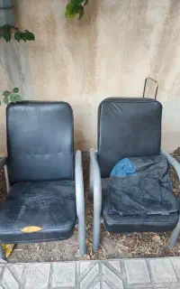 ۲ عدد صندلی اداری دسته دار