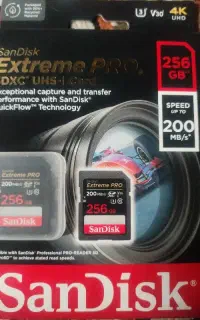 رم دوربین 256g سرعت 200MB