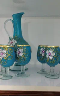 پارچ و لیوان تزیینی