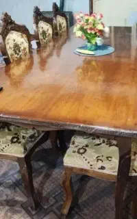 میز غذاخوری  هشت نفره سلطنتی چوب گردو