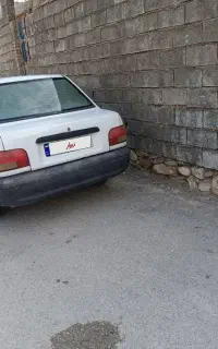 پراید مدل 89 شاسی پلم ،دو‌تکه رنگ داره،بیمه فول