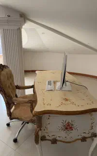 میز کار هنری با صندلی ست