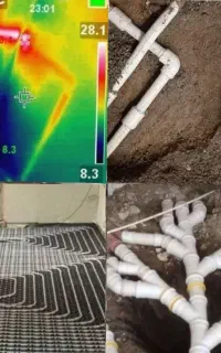 نشت یابی تصویری تعمیرات لوله کشی تشخیص ورفع نشت