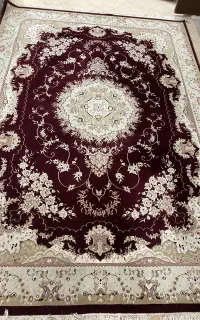 قالی رنگ لاکی و جیگری