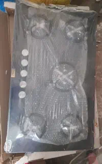 گاز شیشه ای ۵ شعله نو از کارتو هم درنیاورده