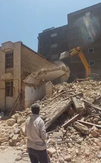 تخریب و خاکبرداری ساختمان و اجاره بیل مکانیکی