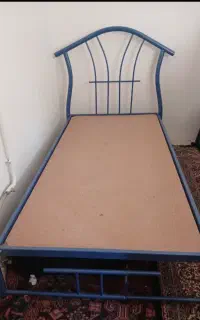 تخت فرفوژه یک نفره کوره ای با چوب نوپان