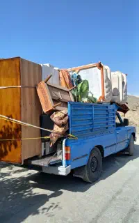 وانت تلفنی نیسان بار حمل اثاثیه منزل کارگر خالی