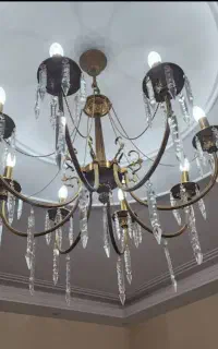 لوستر 8شاخه برنز