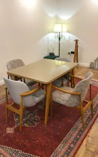 میز غذاخوری ۴ نفره تهیه شده از چوب راش گرجستان