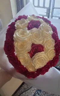 انواع دسته گل روبانی