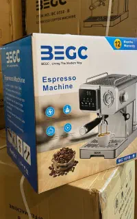 اسپرسوساز بگسی ۲۰ بار با پمپ جیایین و۱۲ماه گارانتی