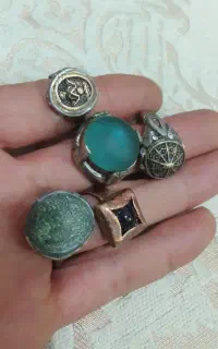 انگشتر برنجی ومسی قدیمی