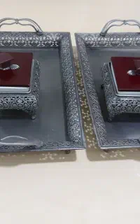فروش ست سینی قندون سیلور