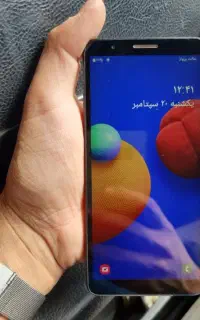 گوشی سامسونگ a 01 تمیز درحد