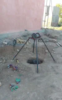 چاه کن مقنی مغنی حرفه ای گلبهار چناران