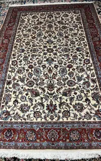 فرش دستباف شش متری گل ابریشم