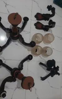 لوستر چوبی سالم و تمیز