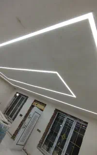 برقکاری سیم کشی و اجرای نورپردازی و لاین نوری