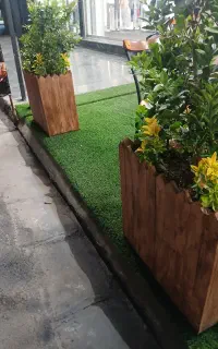 Flower box (گلدون چوبی)