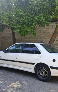 پژو پارس سفید دوگانه فابریک اسپورت