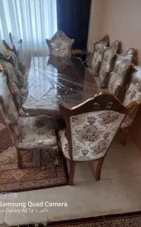 نهارخوری ۱۰ نفره سلطنتی بامیزوشیشه سکورت